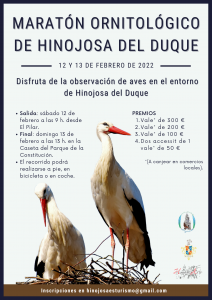 MARATÓN ORNITOLÓGICO DE HINOJOSA DEL DUQUE