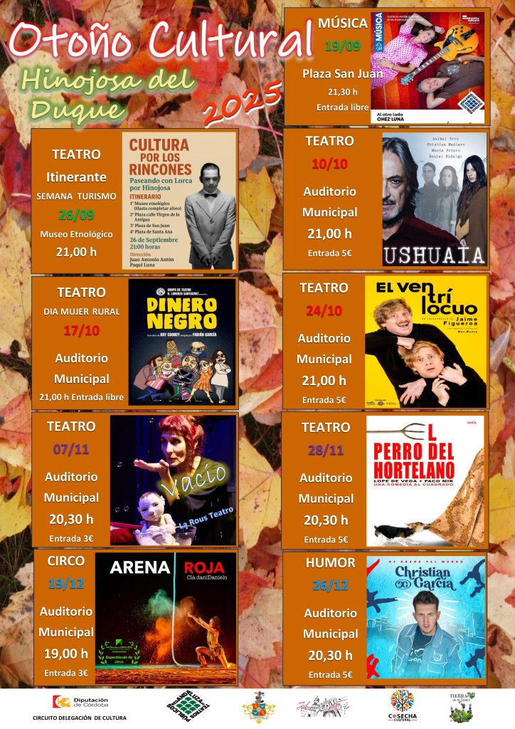 cartel OTOÑO CULTURAL 2025
