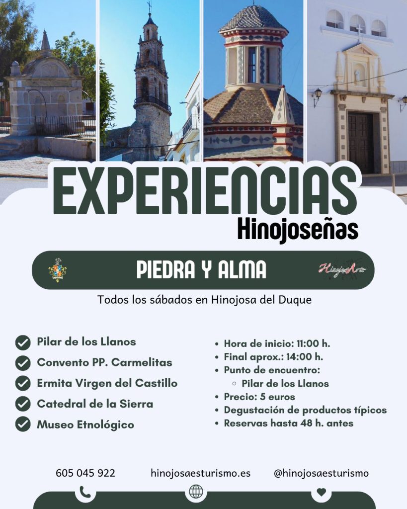 CARTEL EXPERIENCIAS HINOJOSEÑAS PIEDRA