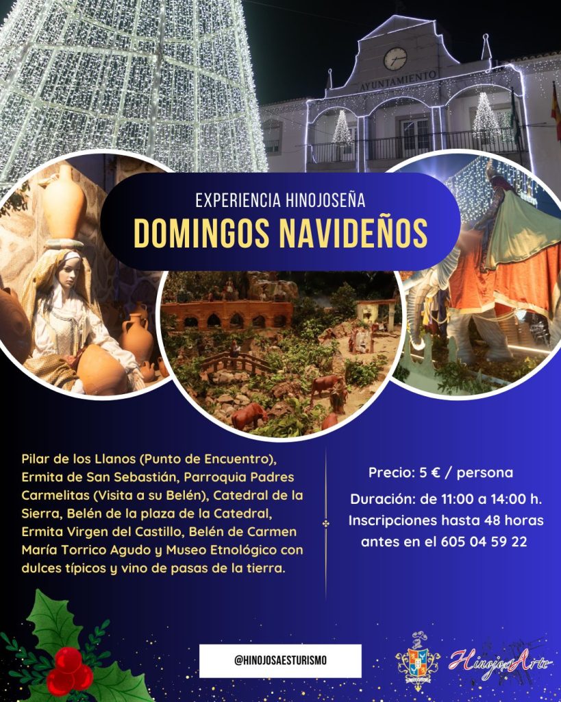 CARTEL EXPERIENCIAS NAVIDAD DOMINGO 2025
